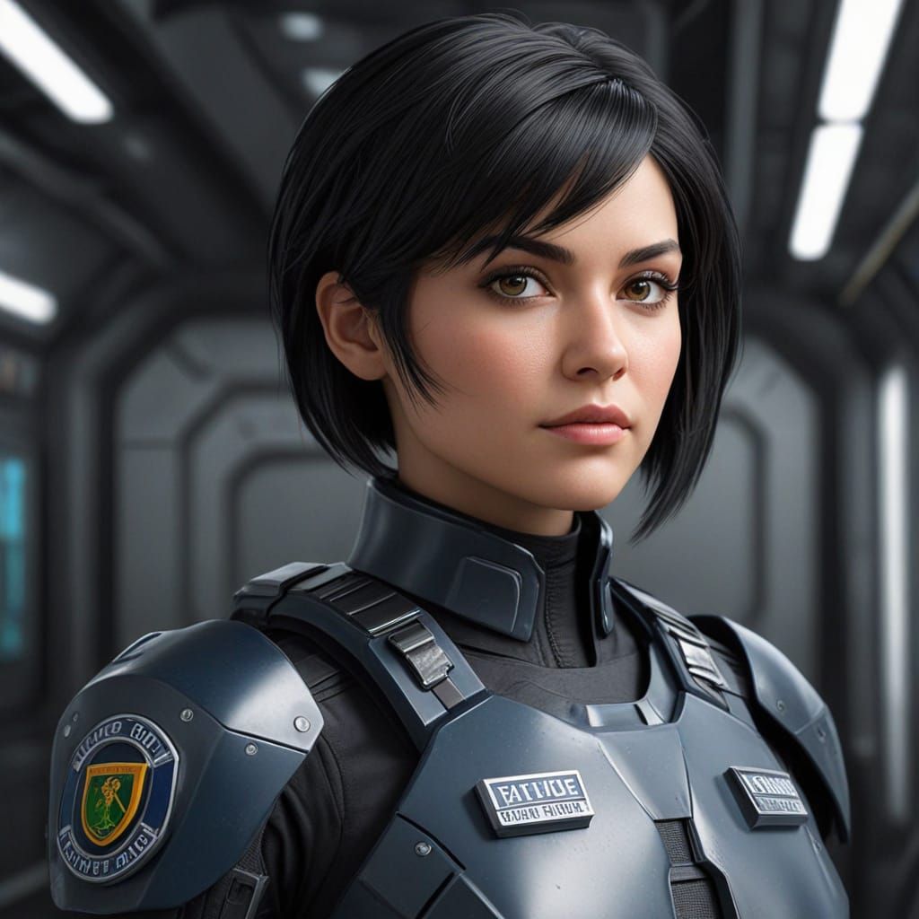 Scifi police officer...