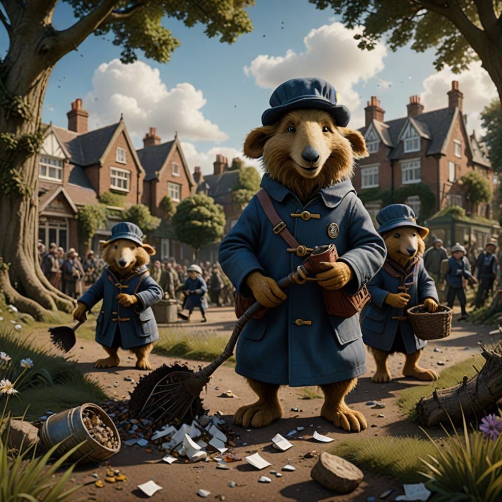 Wombles in Gentle Harmony with Wimbledon Common's Landscape