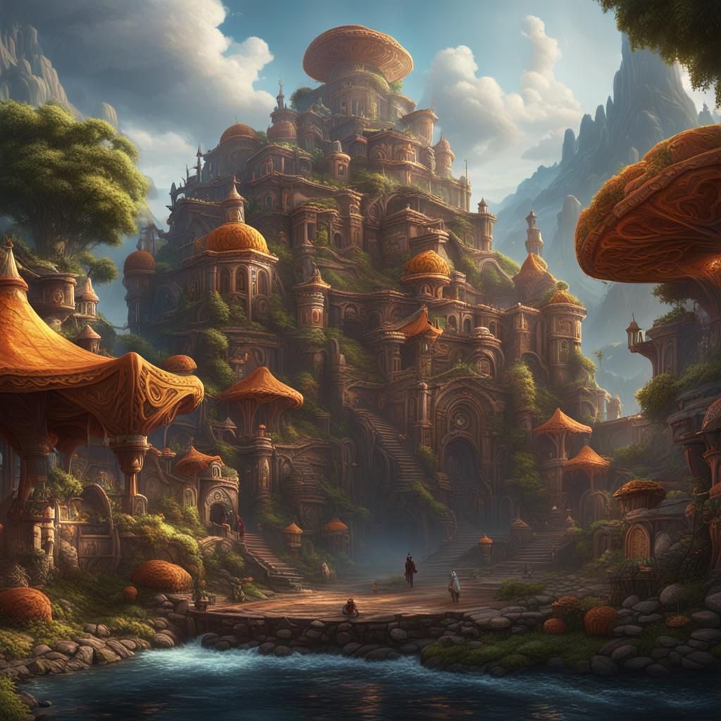 Fantastical Tacoberg Concept Art in 8K Resolution