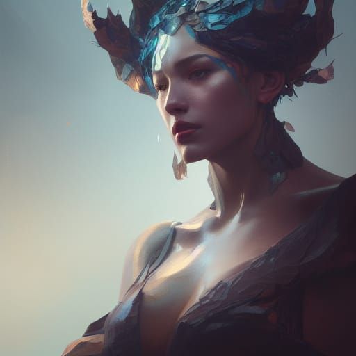 Abeloth Portrait in Art Nouveau Style