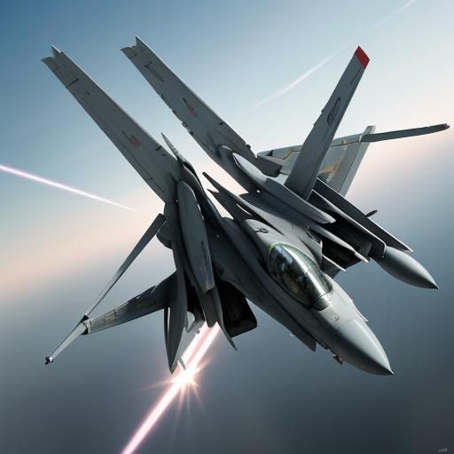 Variable Fighter Soaring in Macross Plus Style