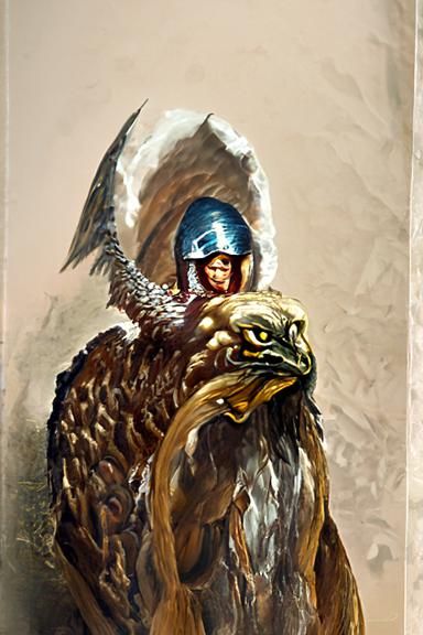 Majestic Eagle Inspired by Dungeons and Dragons Art