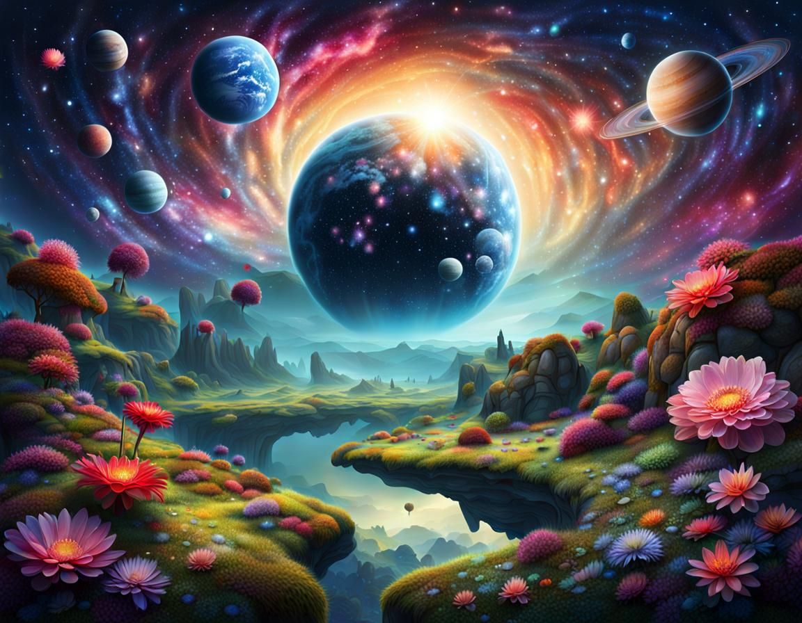 Mysterious Universe: Beautiful Imaginary Galaxy