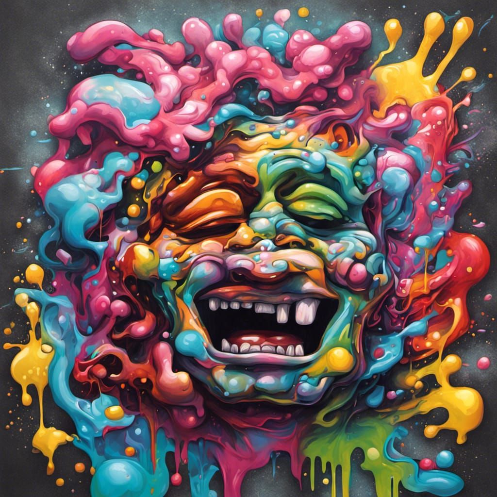 Colorful Graffiti Art in Street Style