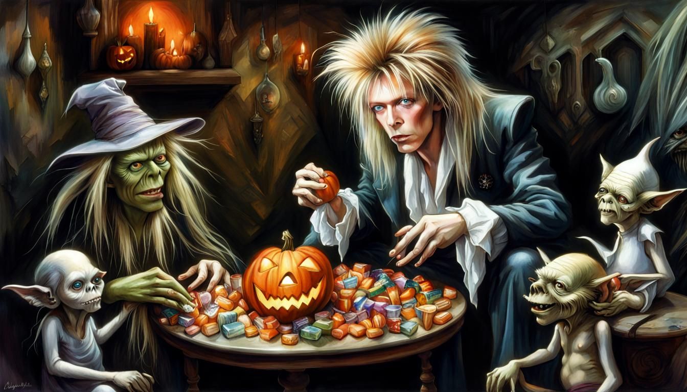 Jareth the Goblin King's Halloween Treat