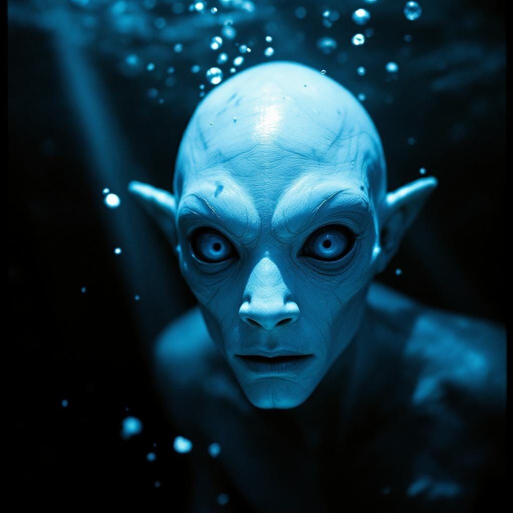 Cinematic Deep-Sea Mermaid Portrait