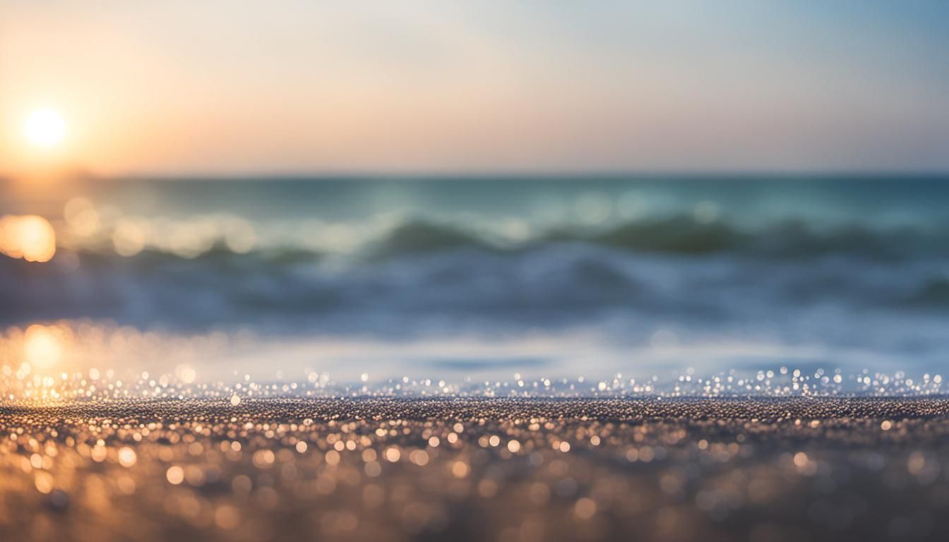 Heavenly Morning Beach Scene: Professional Photography