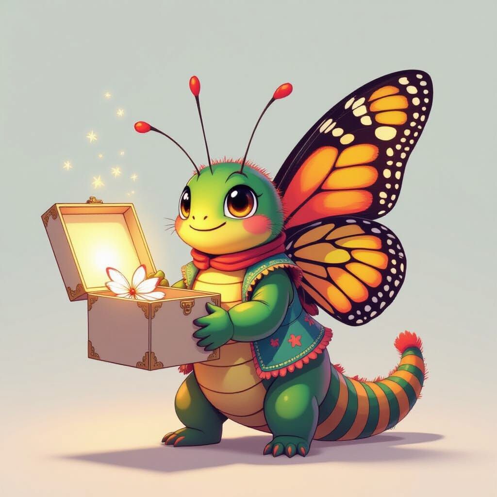 Caterpillar's Butterfly Wings: Studio Trigger Manga Art