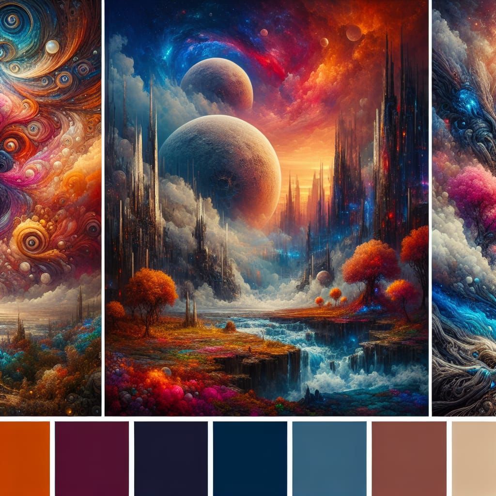 Vivid Matte Painting: Bonds That Break, Fantasy Concept Art