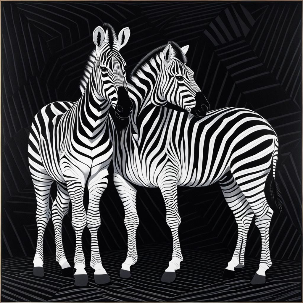 Zebra by Victor Vasarely
