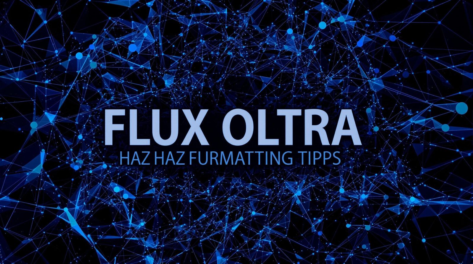 Flux Ultra Has Formatting Tips