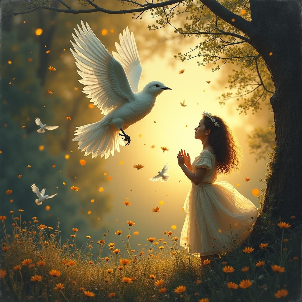 Dreamlike Scene of Hope and Optimism