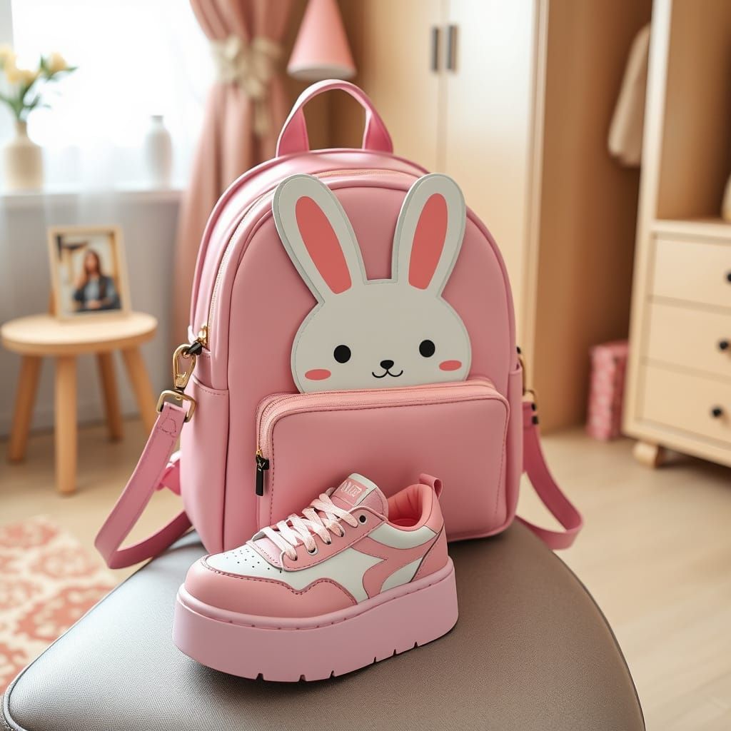 Hyper Realistic Kawaii Ita Bag and Fashion Sneakers