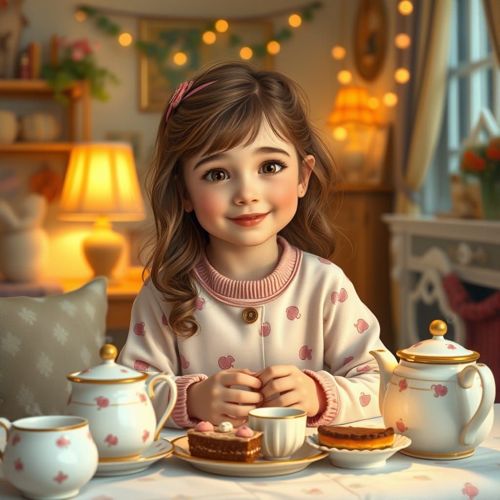Whimsical Tea Party in a Cozy Home