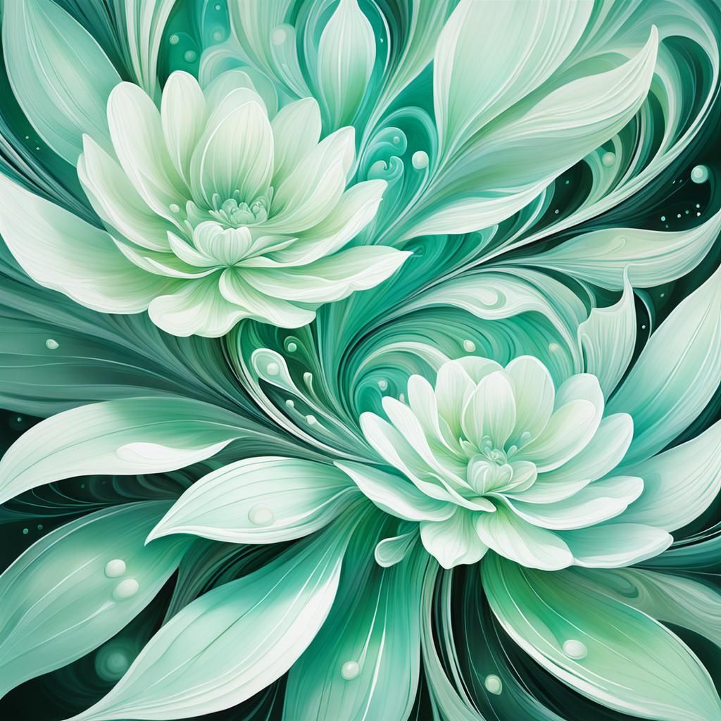 Ethereal Cosmic Floral Fantasy in Pastel Hues