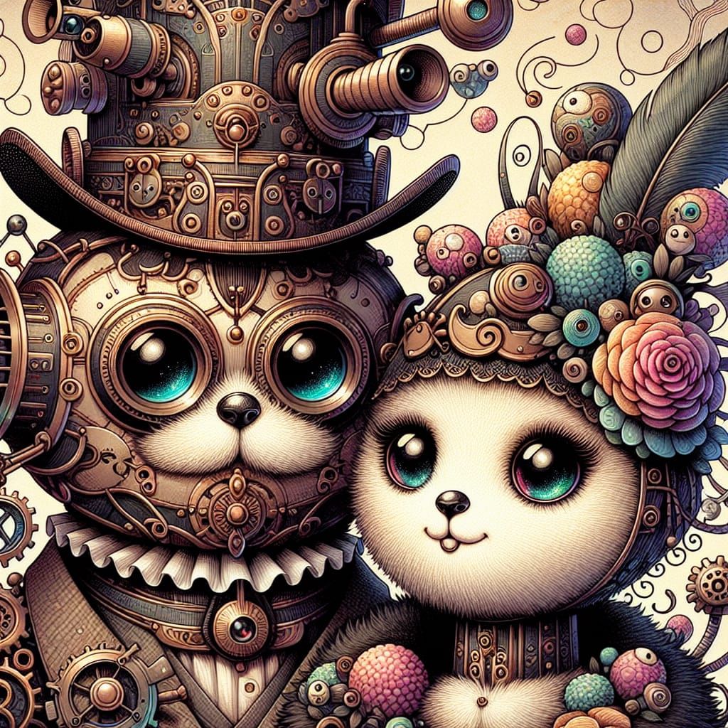 MPR ON - Steamplush Jugglenaut Petallic TigerLilliputians