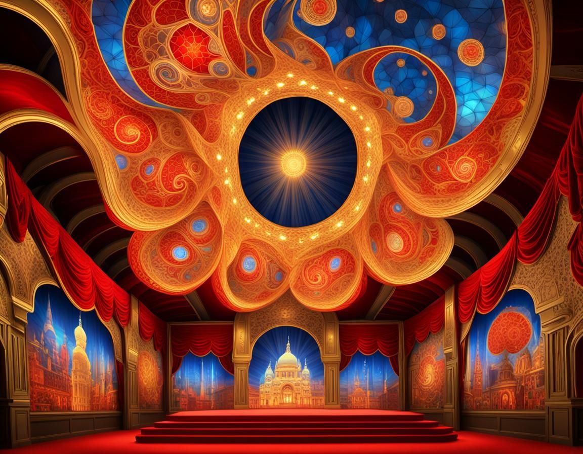 Magic Lantern Show at Expo67 in Surreal Mosaic Style