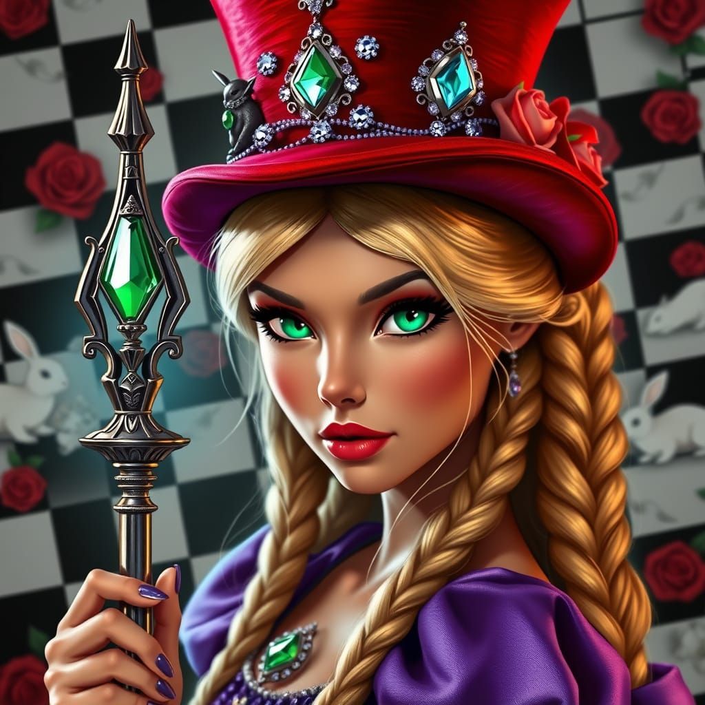 Ethereal Princess in Wonderland Portrait