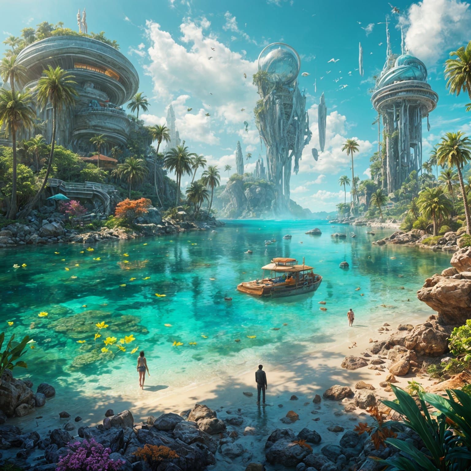 Futuristic Eternity: A Vision of Tomorrow