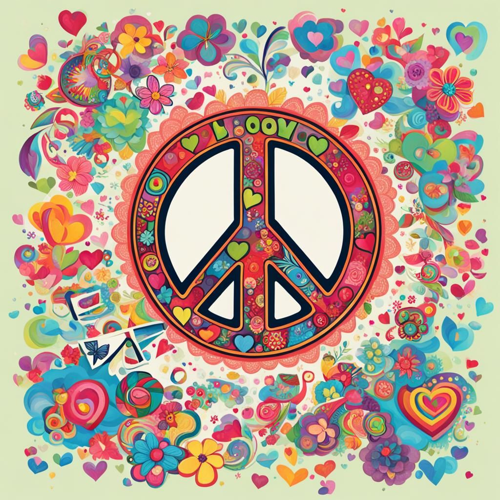 AI Interpretation of Peace and Love