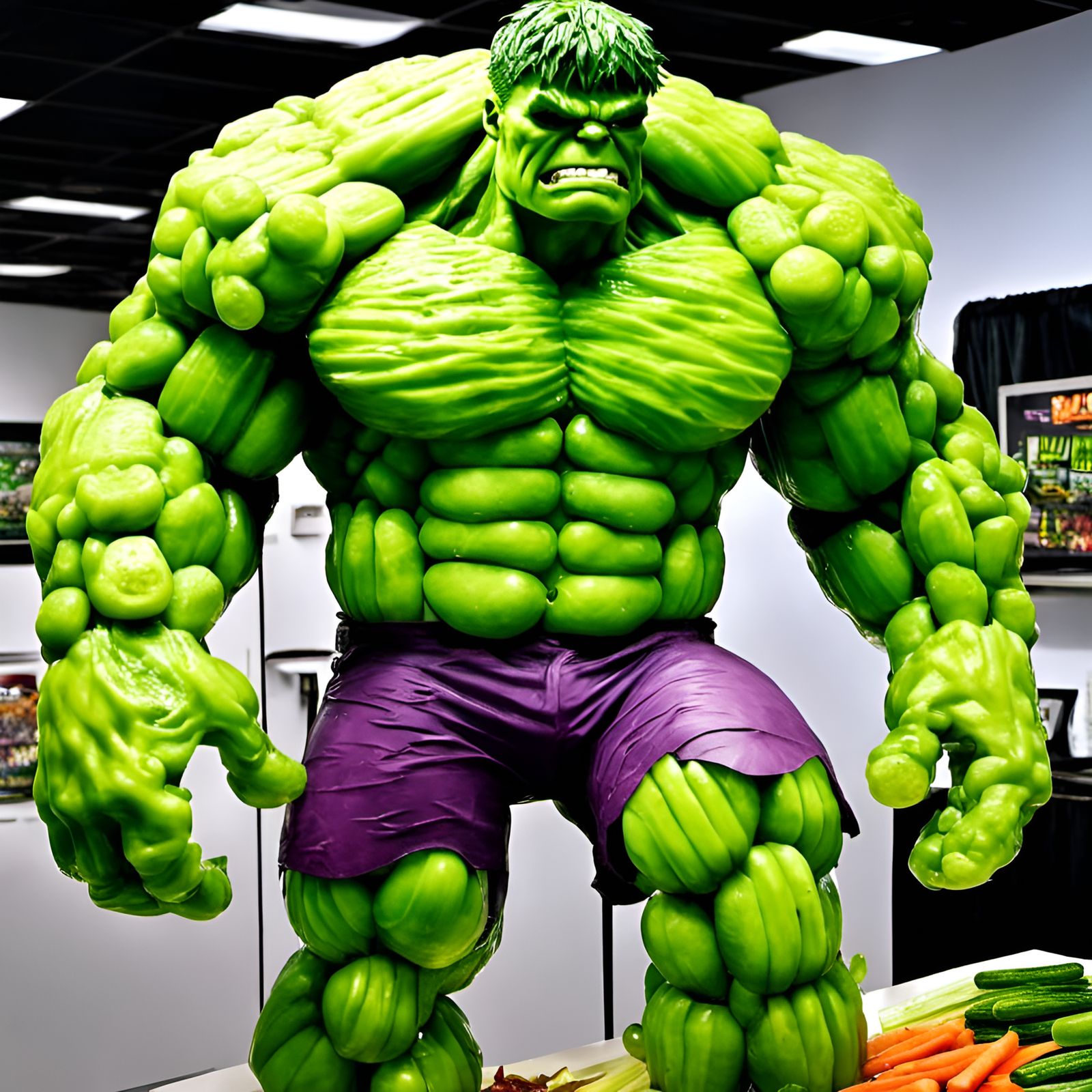 The Pickle Hulk: A Humorous Transformation