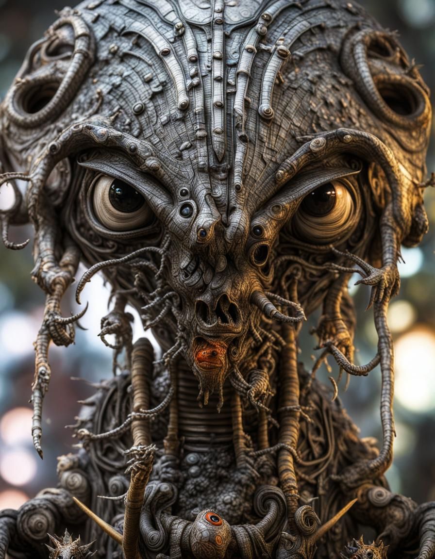 Photorealistic Aliens in Exotic Fashion: Masterpiece Photogr...