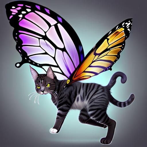 Combine different animals to create fantastical creatures. Imagine a cat with butterfly wings,