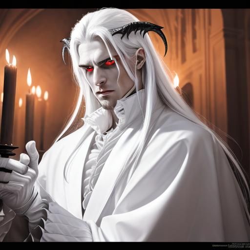 Photorealistic Portrait of a Demonic Fallen Angel