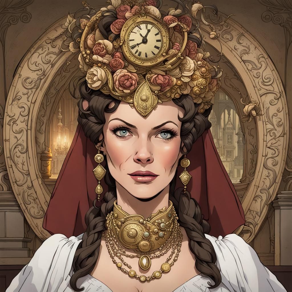 Casting Mrs. Mammon: An AI Interpretation