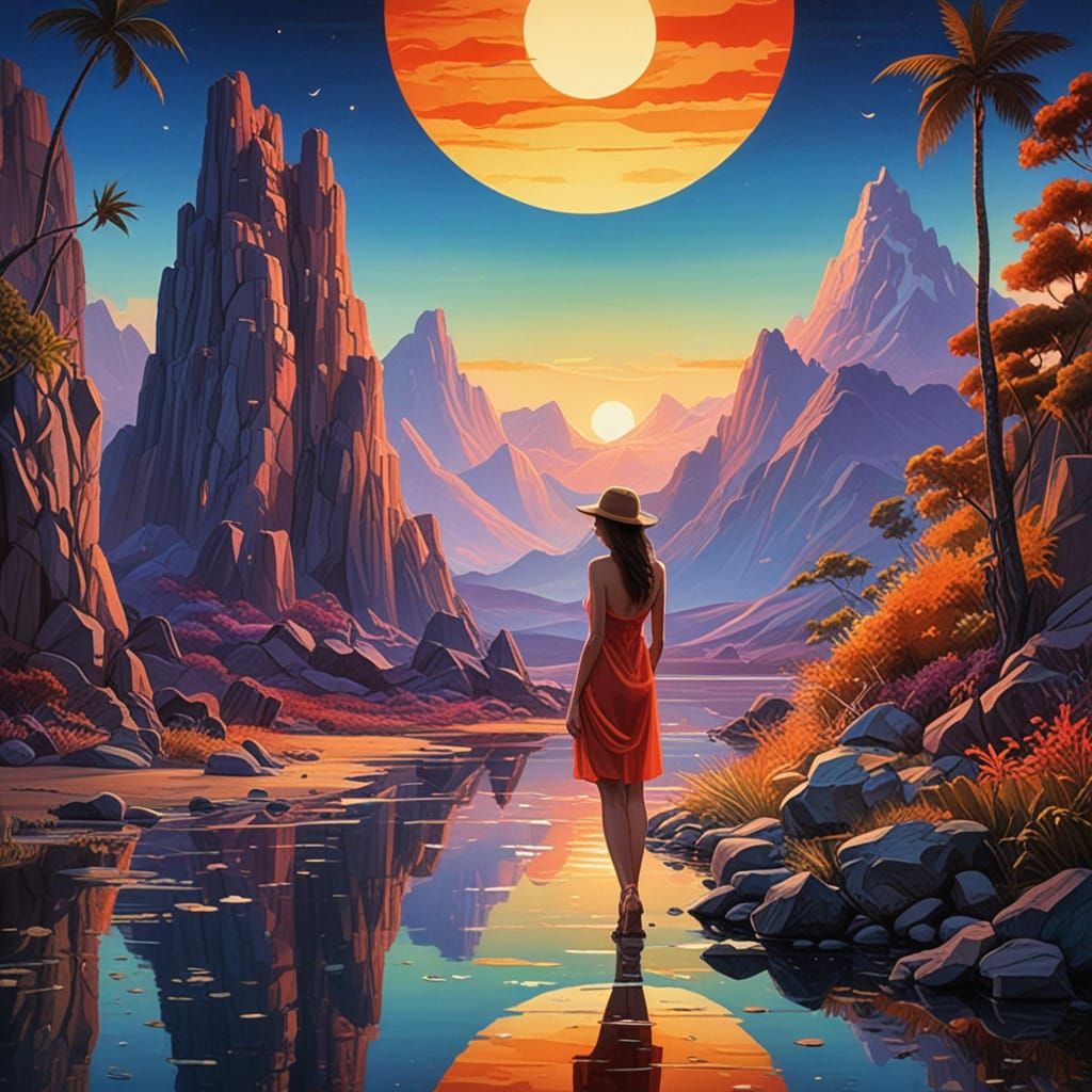 Cosmic Dusk in a Dreamworld