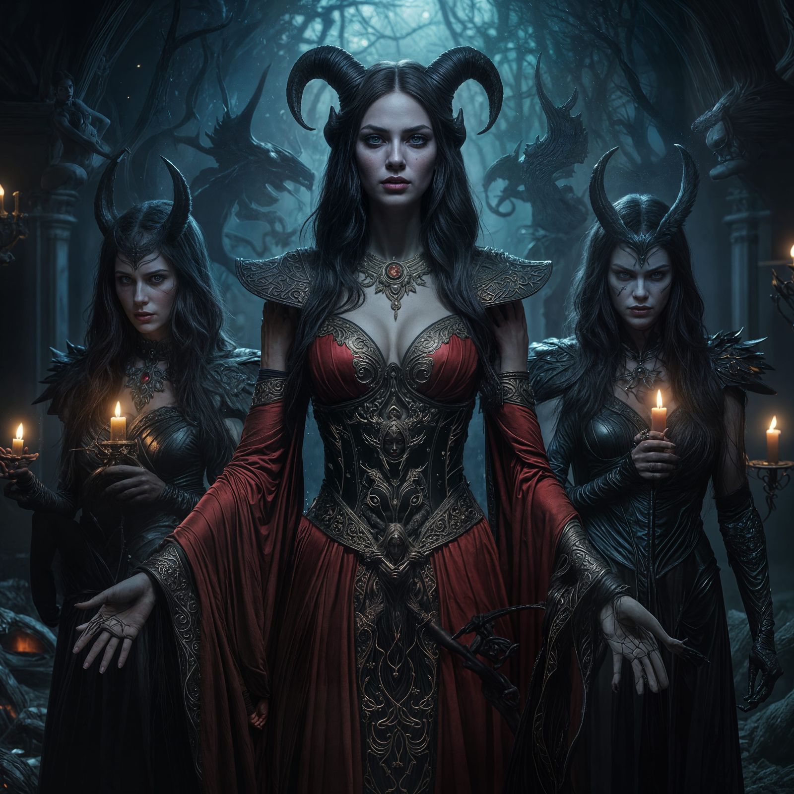 Lilith: Cinematic Portrait of Three Demonesses