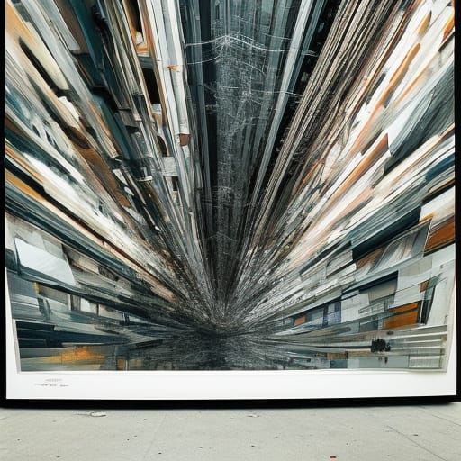 "Fading Splendor: Urban Decay in Hyperrealistic Beauty", Fal...