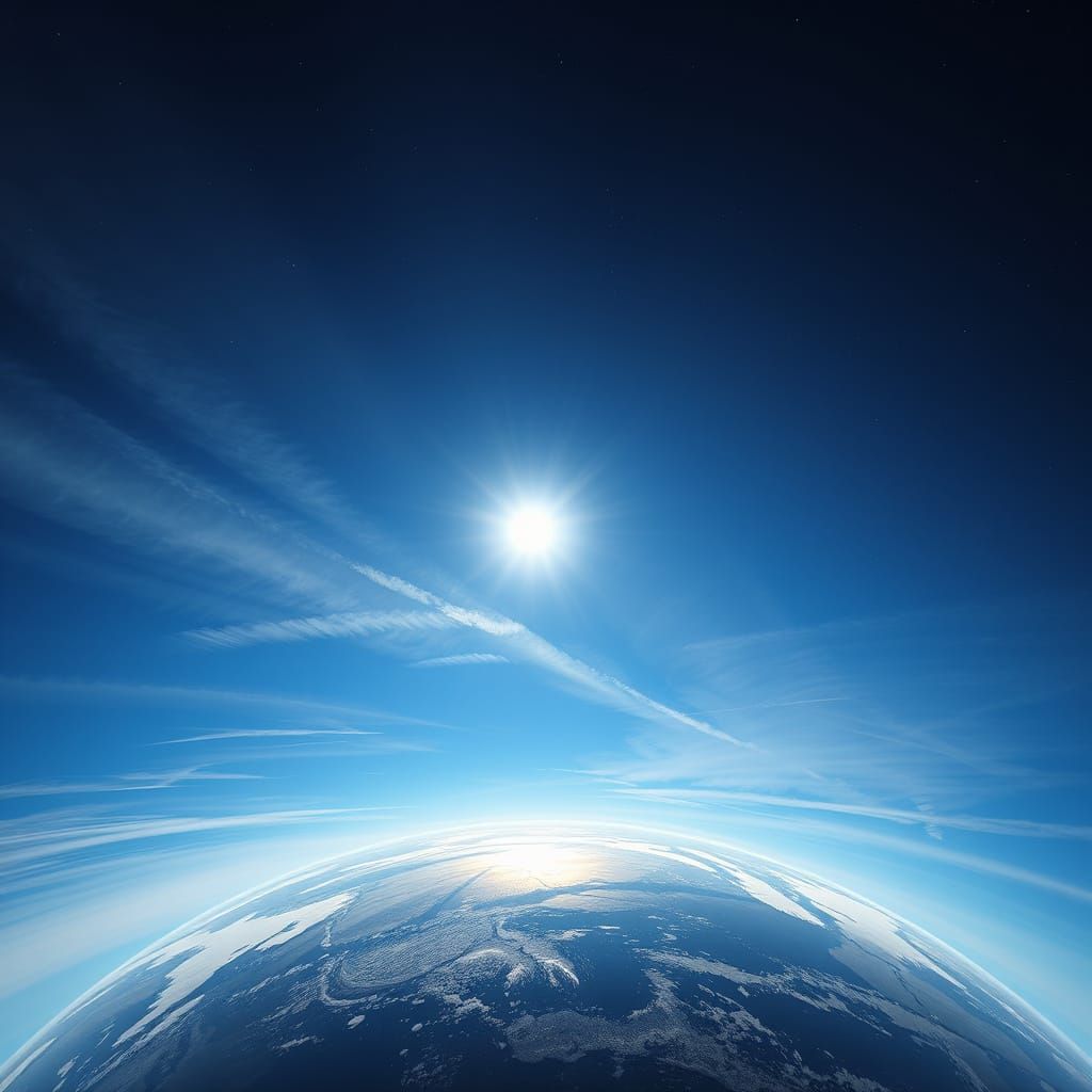 Vast Sky Meets Earth Landscape