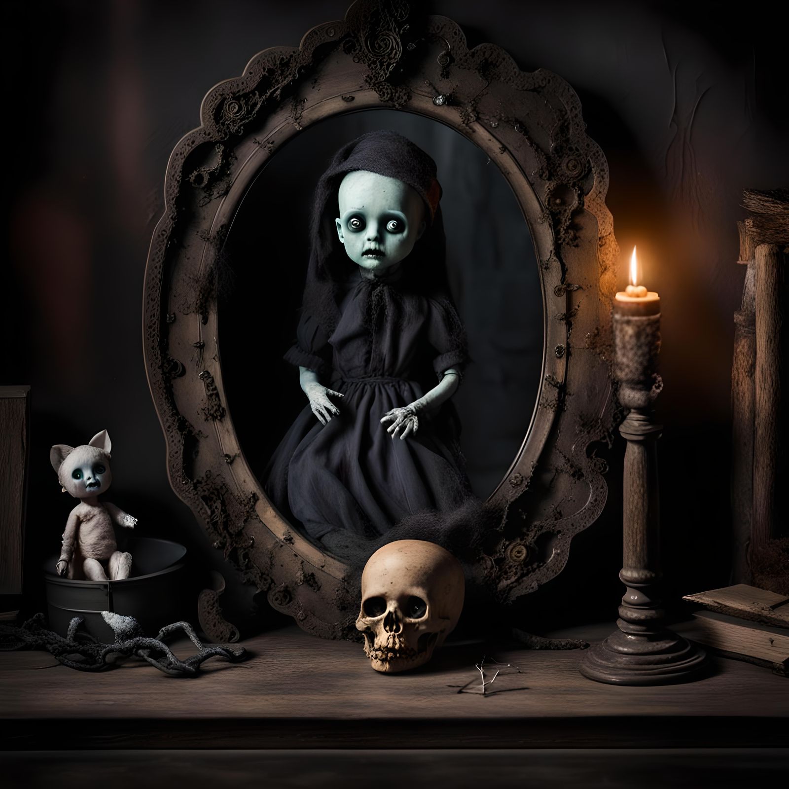 Eerie Cursed Objects with Dark and Mysterious Auras