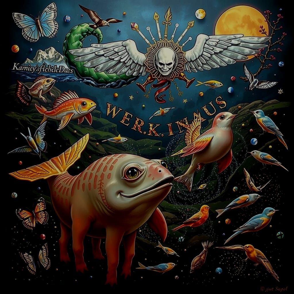 AI Generated Abstract Art of Beauty and Truth