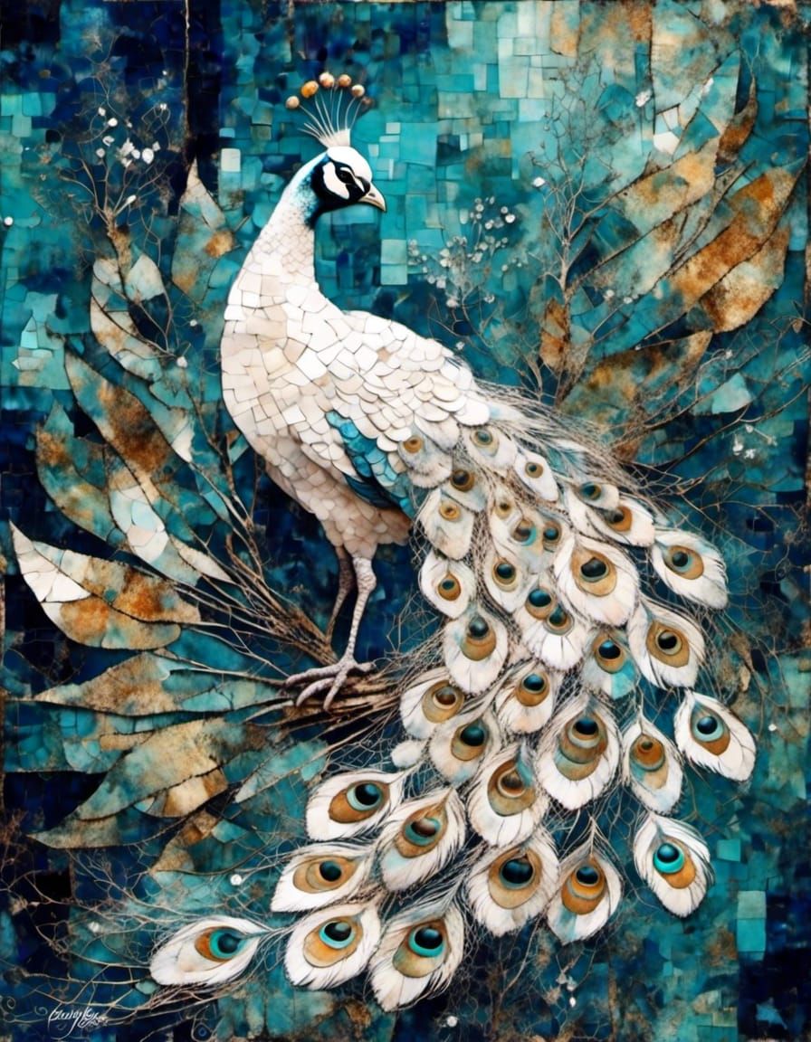 White peacock