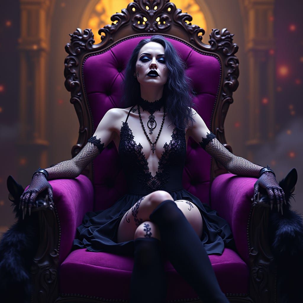 Corrupted Beauty in Gothic Splendor