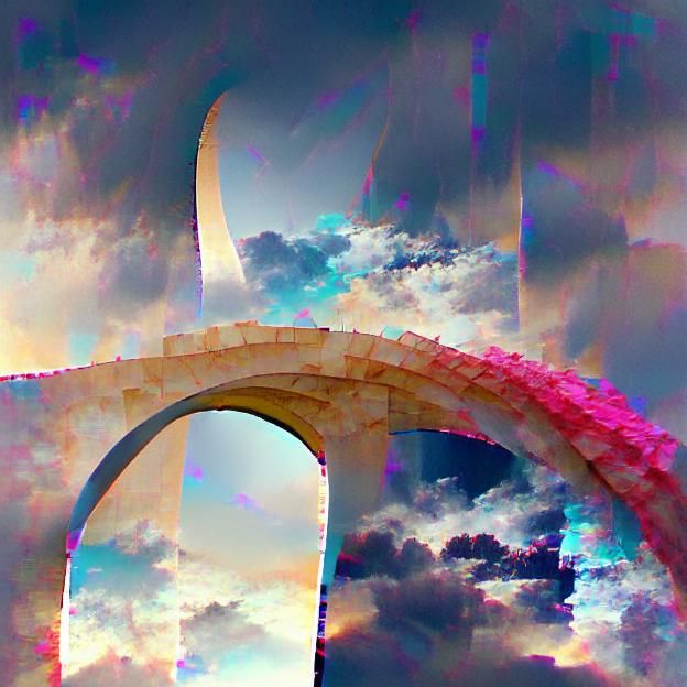Simple Arch Image Generated by AI