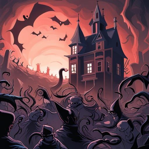 Sinister Ouija Board in Haunted House