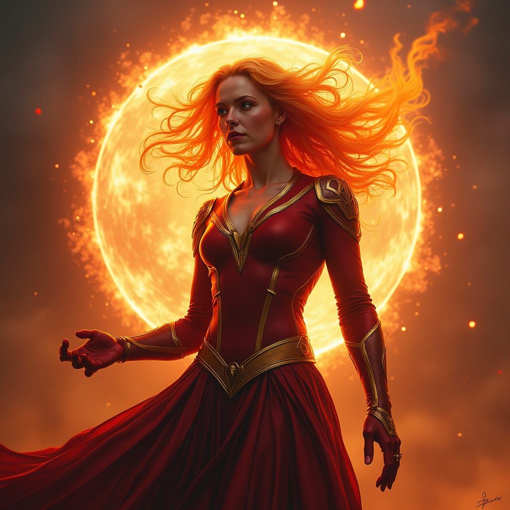 Dark Phoenix: Epic Cinematic Comic Book Art