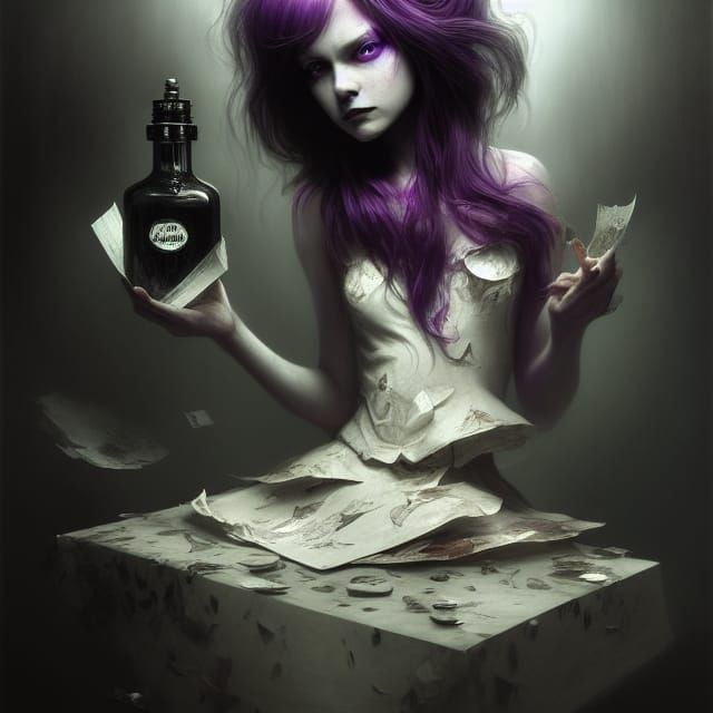 Alice in a Bottle: Sinister Cover Art