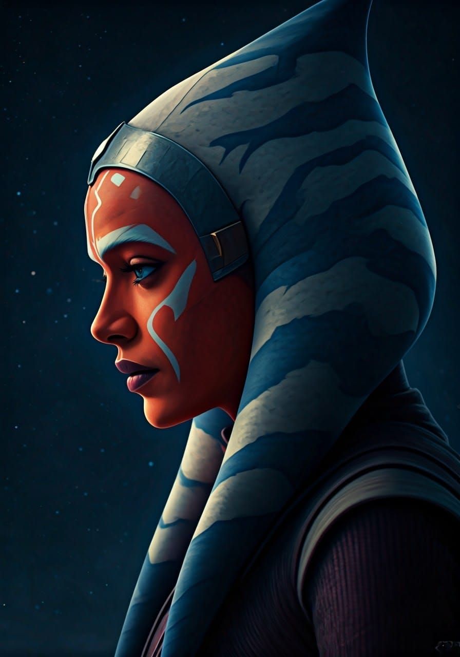 Double Exposure Star Wars Character Portrait