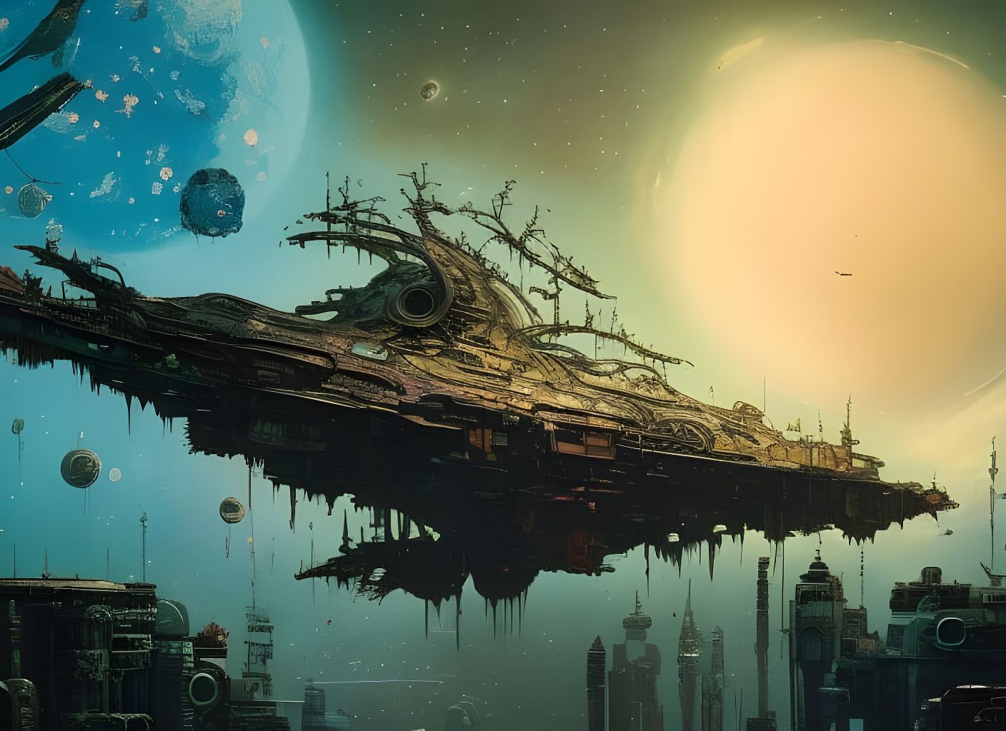 Derelict Spaceship Masterpiece in Dead Space