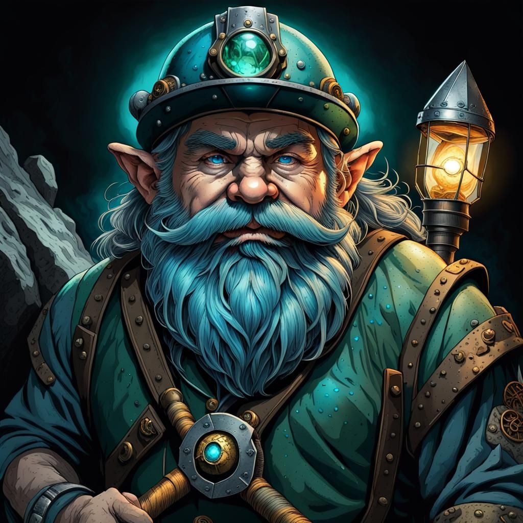 Dwarven miner. 9