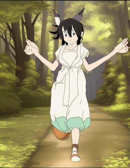 Studio Ghibli Style Scene