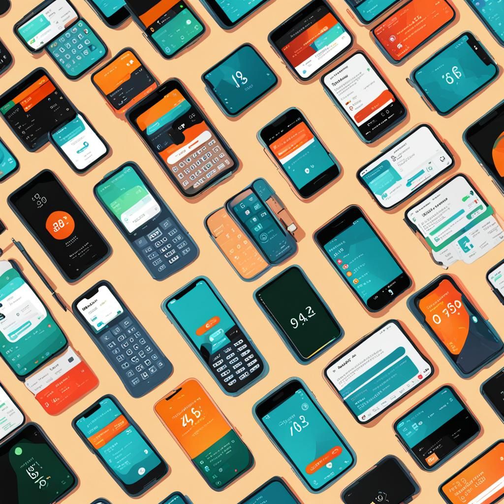 Smartphone Screen Displaying Phone Call History