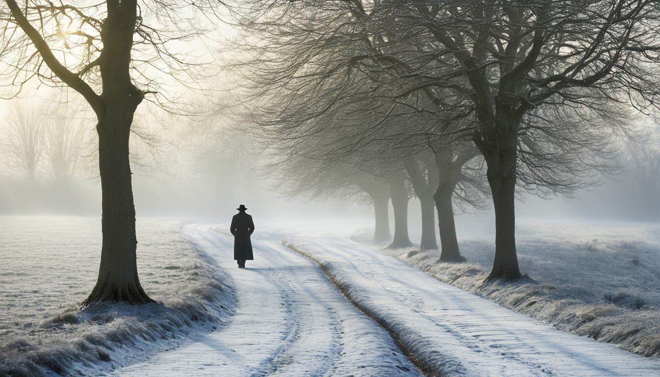 Frosty Morning in London's Countryside
