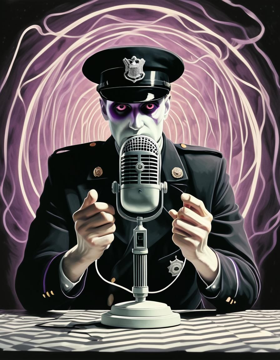 Surreal Portrait with Ethereal Energy