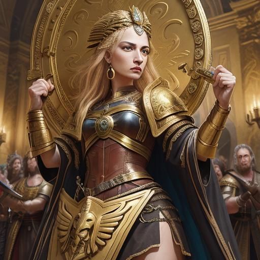 Penthesilea's Shield: Italian Baroque Heroic Portrait