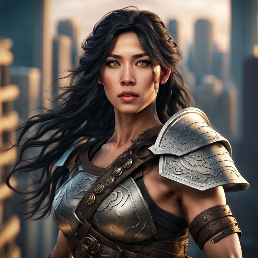 Asian Woman as Barbarian Warrior in Urban Fantasy